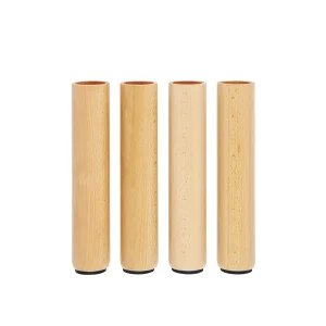 4 pieds de table : hauteur 24/26 cm