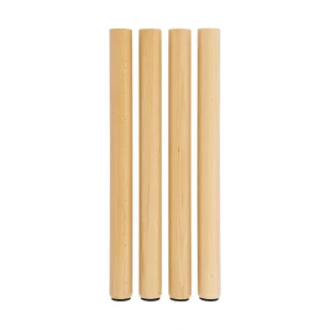 4 pieds de table : hauteur 57/59 cm