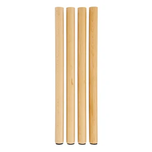 4 pieds de table : hauteur 74/76 cm